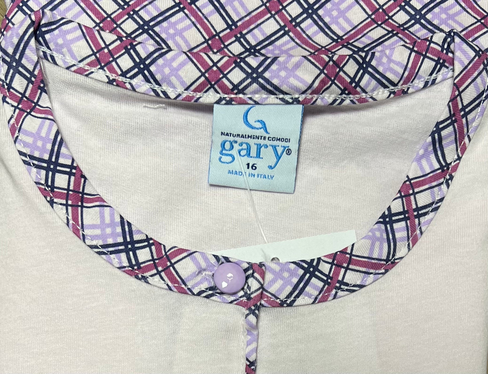 Pigiama serafino ragazza jersey puro cotone Gary R40013