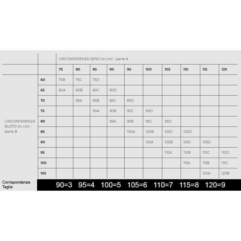 Reggiseno Selene modello Rubi coppa D