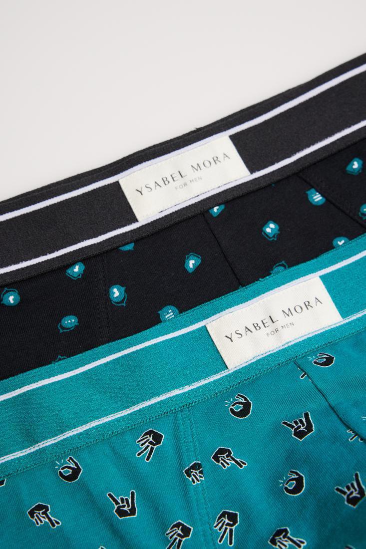 Slip uomo bipack fantasia Ysabel Mora 20307