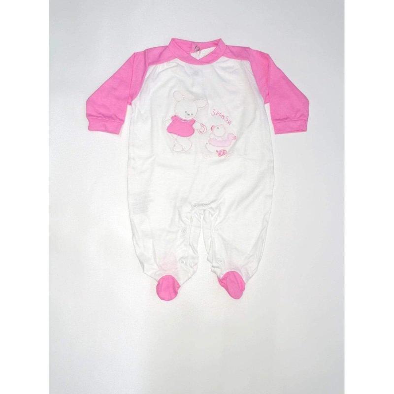 Tutina neonato bambina Pastello cotone TJ51G
