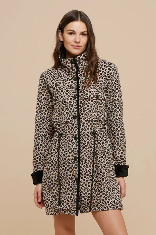 Vestaglia aperta donna in micropile Noidinotte Ghepardo GE2630