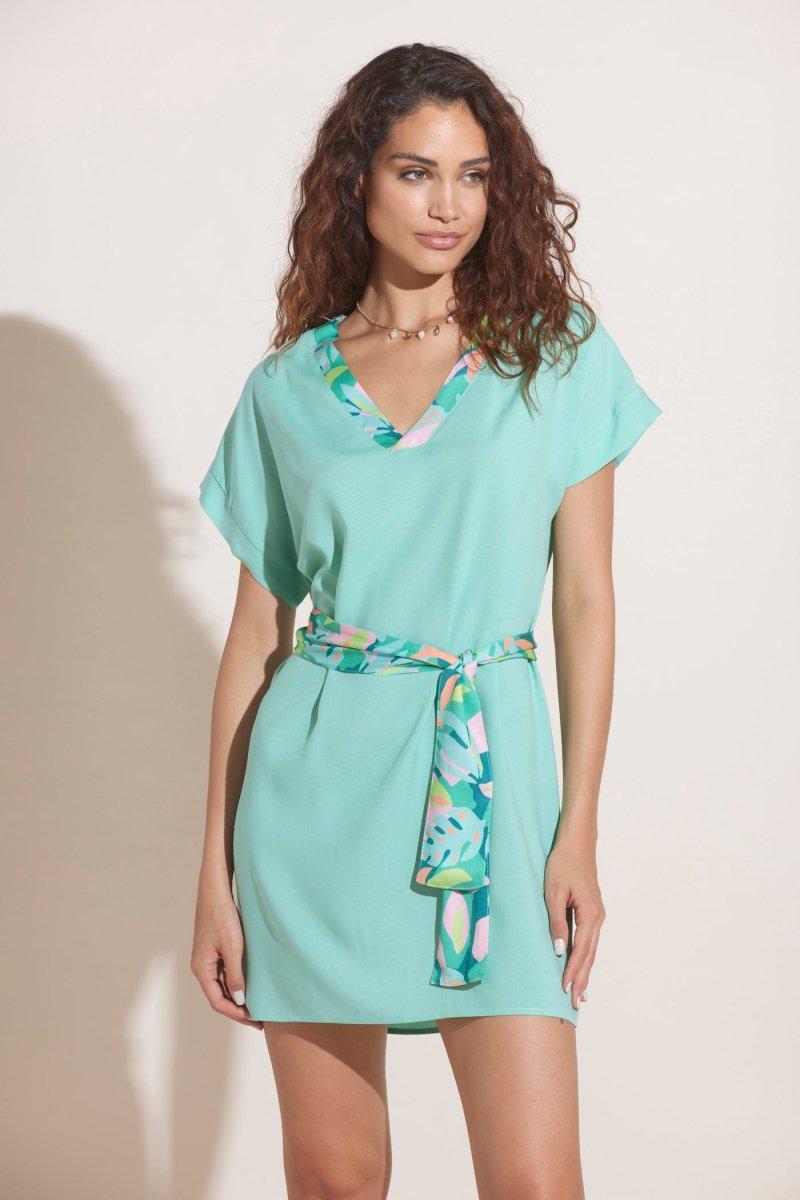 Abitino mare donna viscosa mezza manica Noidinotte LA2809 - Caos Intimo Donna - Uomo - Bambini - Casa - Noidinotte