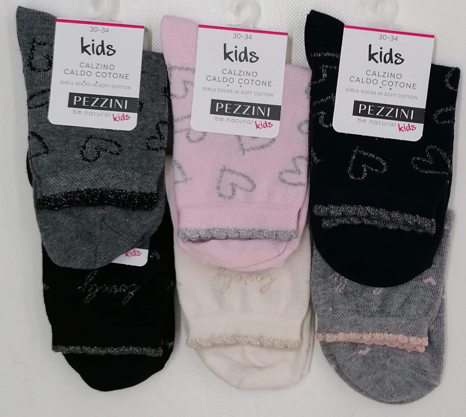 Calze corte bimba in caldo cotone Pezzini GCZ-PAI211301 - Caos Intimo Donna - Uomo - Bambini - Casa - Pezzini