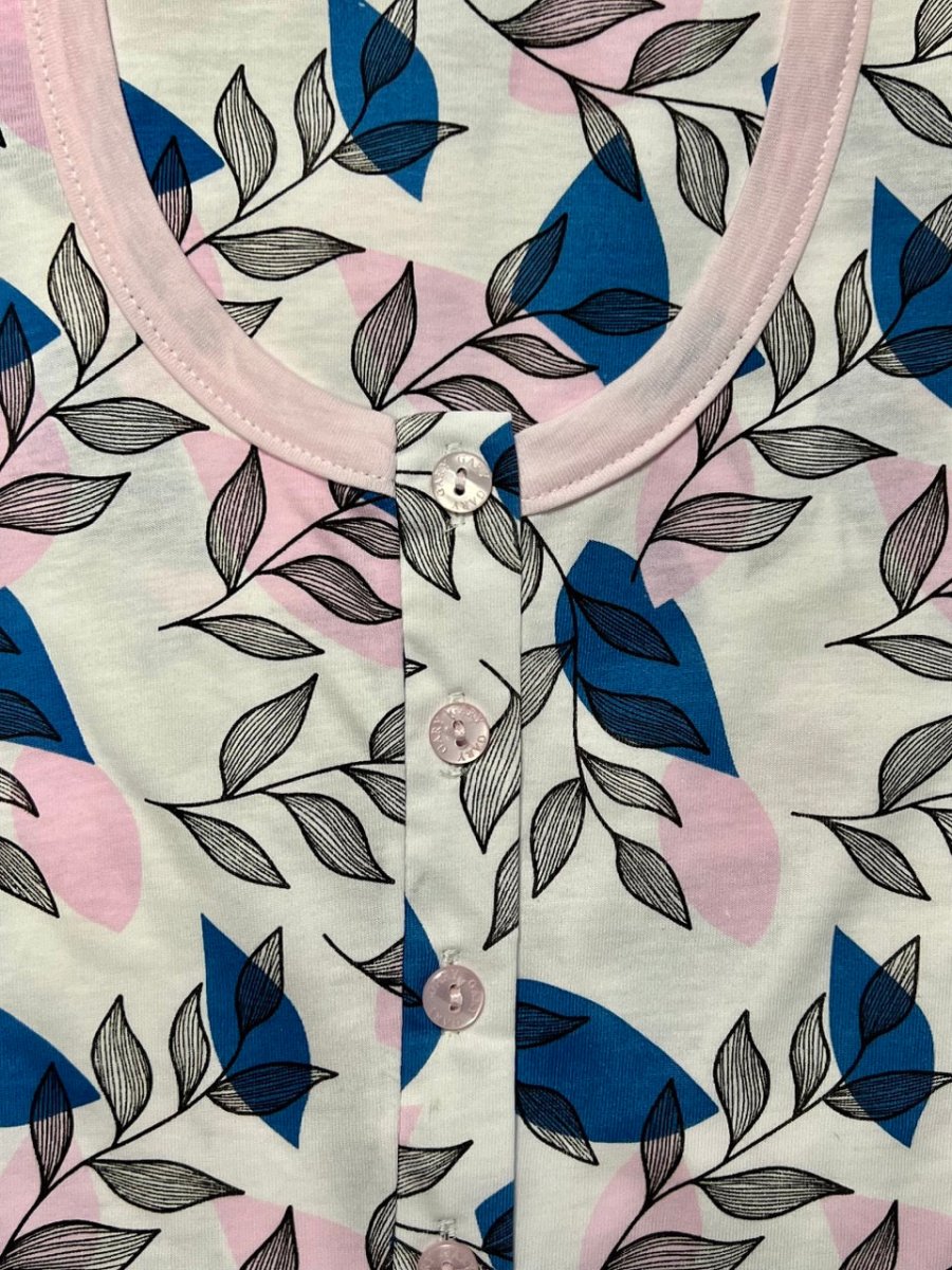 Camicia da notte conformato donna Jersey serafino Gary puro cotone R55116CONF - Caos Intimo Donna - Uomo - Bambini - Casa - Gary
