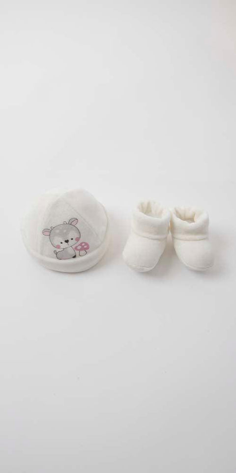 Cappellino con scarpette neonata in ciniglia Gary Q7201 - Caos Intimo Donna - Uomo - Bambini - Casa - Gary