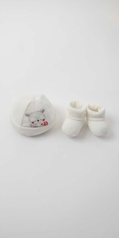 Cappellino con scarpette neonata in ciniglia Gary Q7201 - Caos Intimo Donna - Uomo - Bambini - Casa - Gary