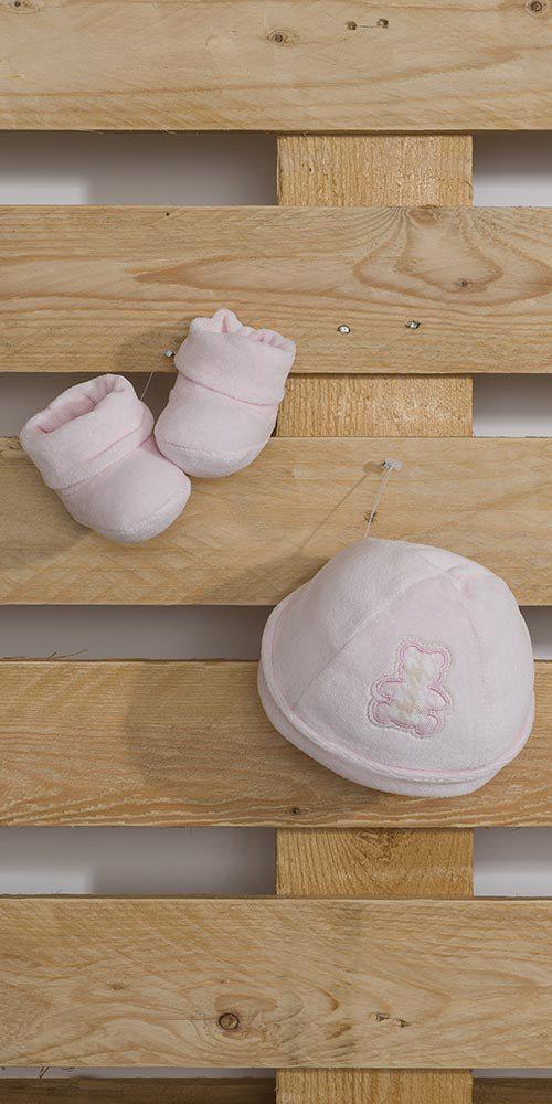 Cappellino con scarpette neonata in ciniglia Gary S7222 - Caos Intimo Donna - Uomo - Bambini - Casa - Gary
