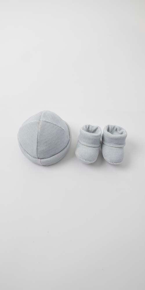 Cappellino con scarpette neonato in ciniglia Gary Q7214 - Caos Intimo Donna - Uomo - Bambini - Casa - Gary