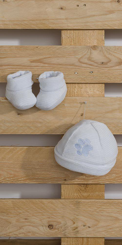 Cappellino con scarpette neonato in ciniglia Gary S7208 - Caos Intimo Donna - Uomo - Bambini - Casa - Gary