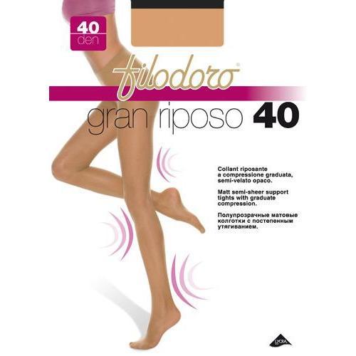 Collant donna Filodoro Gran Riposo 40 denari - Caos Intimo Donna - Uomo - Bambini - Casa - Filodoro