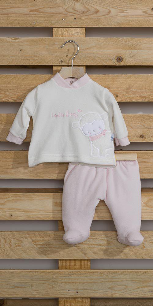 Completino Neonata ciniglia Gary S7027 - Caos Intimo Donna - Uomo - Bambini - Casa - Gary
