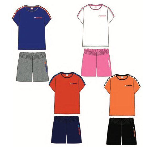 Completo cotone corto Ragazza Lotto LP8514 - Caos Intimo Donna - Uomo - Bambini - Casa - Lotto