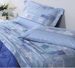 Completo lenzuola e federe Biancaluna Singolo Tramonti Aika - Caos Intimo Donna - Uomo - Bambini - Casa - Biancaluna