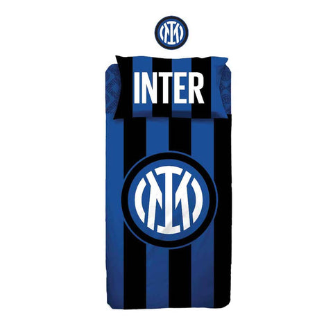 Completo lenzuola F.C. Juventus - A.C. Milan - F.C. Inter ufficiale letto singolo - Caos Intimo Donna - Uomo - Bambini - Casa - F.C. Inter Official Product