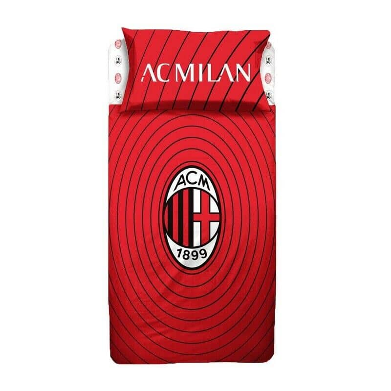 Completo lenzuola F.C. Juventus - A.C. Milan - F.C. Inter ufficiale letto singolo - Caos Intimo Donna - Uomo - Bambini - Casa - F.C. Inter Official Product