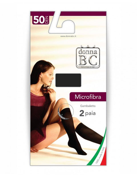 Confezione da 12 paia di calze donna modello gambaletto Donna BC Micro 50 - Caos Intimo Donna - Uomo - Bambini - Casa - Donna Bc