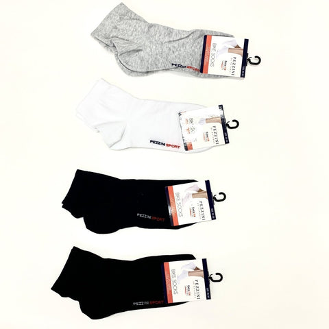 Confezione da 12 paia di calze in cotone unisex uomo donna Pezzini Bike Socks MCZ-102 - Caos Intimo Donna - Uomo - Bambini - Casa - Pezzini