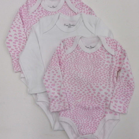 Confezione da 3 body neonata manica lunga Pierre Cardin caldo cotone PCKB3.213 - Caos Intimo Donna - Uomo - Bambini - Casa - Pierre Cardin