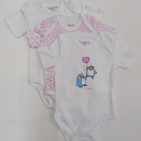 Confezione da 3 body neonata mezza manica Pierre Cardin caldo cotone PCKB3.212 - Caos Intimo Donna - Uomo - Bambini - Casa - Pierre Cardin