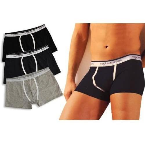 Confezione da 3 boxer uomo Rossoporpora UB450 - Caos Intimo Donna - Uomo - Bambini - Casa - Rossoporpora