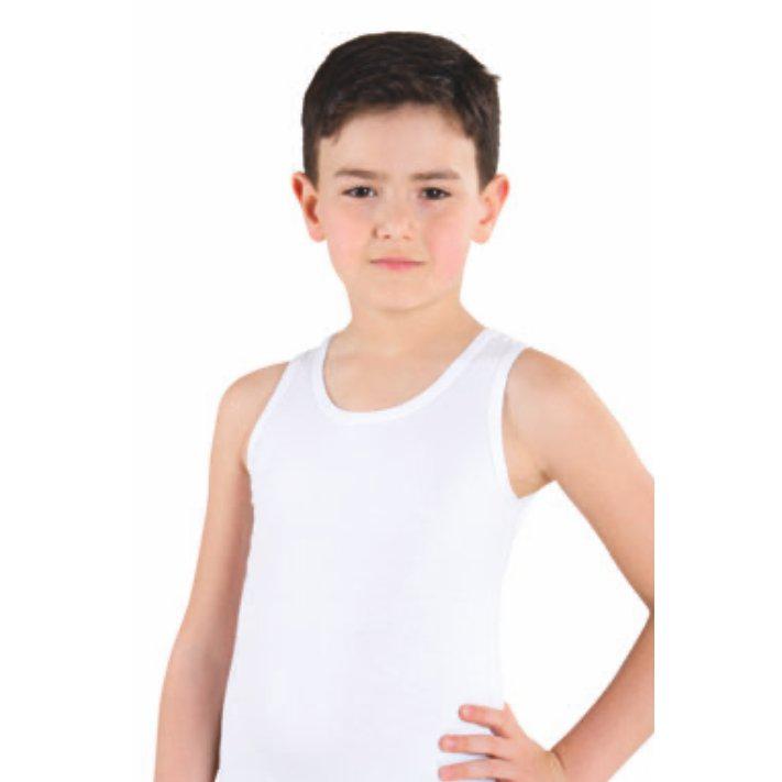 Confezione da 3 Maglia canotta bambino modello vogatore KiccaeCiccio 921 - Caos Intimo Donna - Uomo - Bambini - Casa - Kiccaeciccio