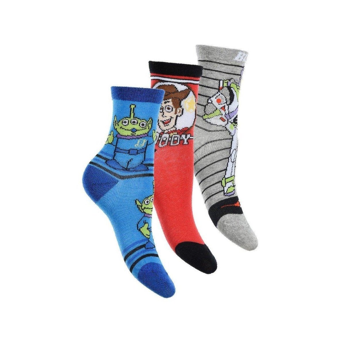 Confezione da 3 paia di calze bimbo in caldo cotone Toy Story HS0722 - Caos Intimo Donna - Uomo - Bambini - Casa - Disney