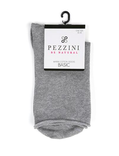 Confezione da 3 paia di calze donna in caldo cotone Pezzini Be Natural taglio vivo DCZ-Casual - Caos Intimo Donna - Uomo - Bambini - Casa - Pezzini