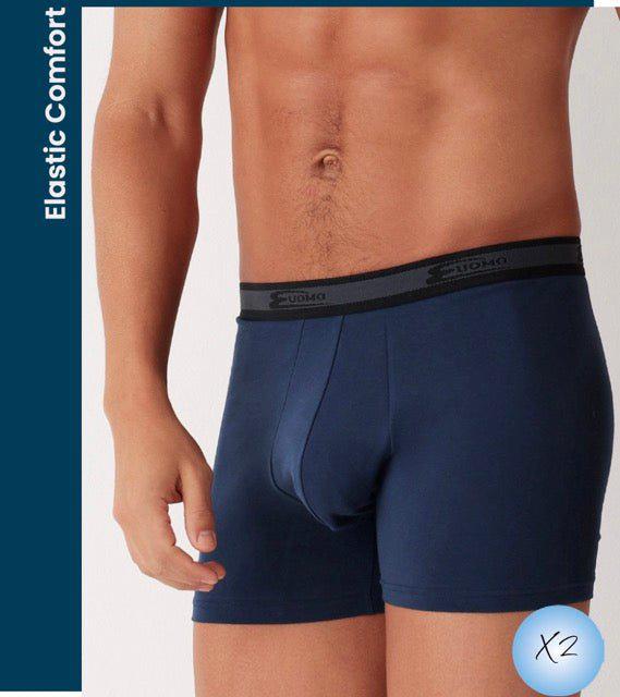 Confezione da 6 boxer uomo cotone bielastico Cotonella 2384 - Caos Intimo Donna - Uomo - Bambini - Casa - Cotonella