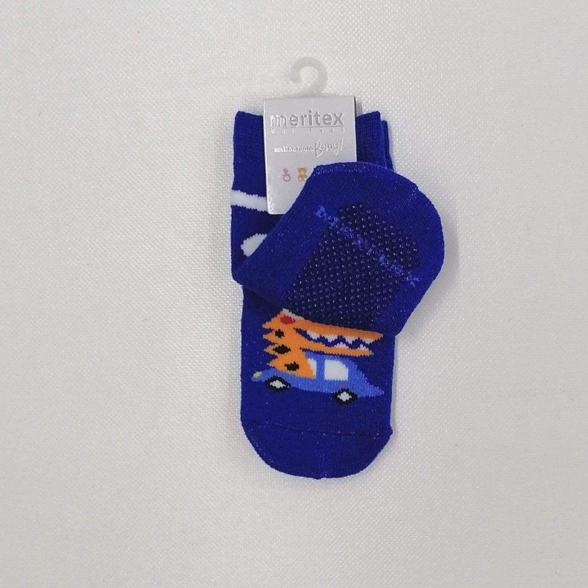 Confezione da 6 paia di calze antiscivolo baby in caldo cotone Meritex 4443 - Caos Intimo Donna - Uomo - Bambini - Casa - Meritex