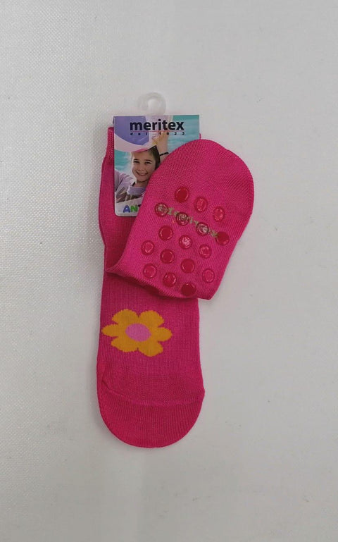 Confezione da 6 paia di calze antiscivolo bambina Meritex cotone 8004 - Caos Intimo Donna - Uomo - Bambini - Casa - Meritex