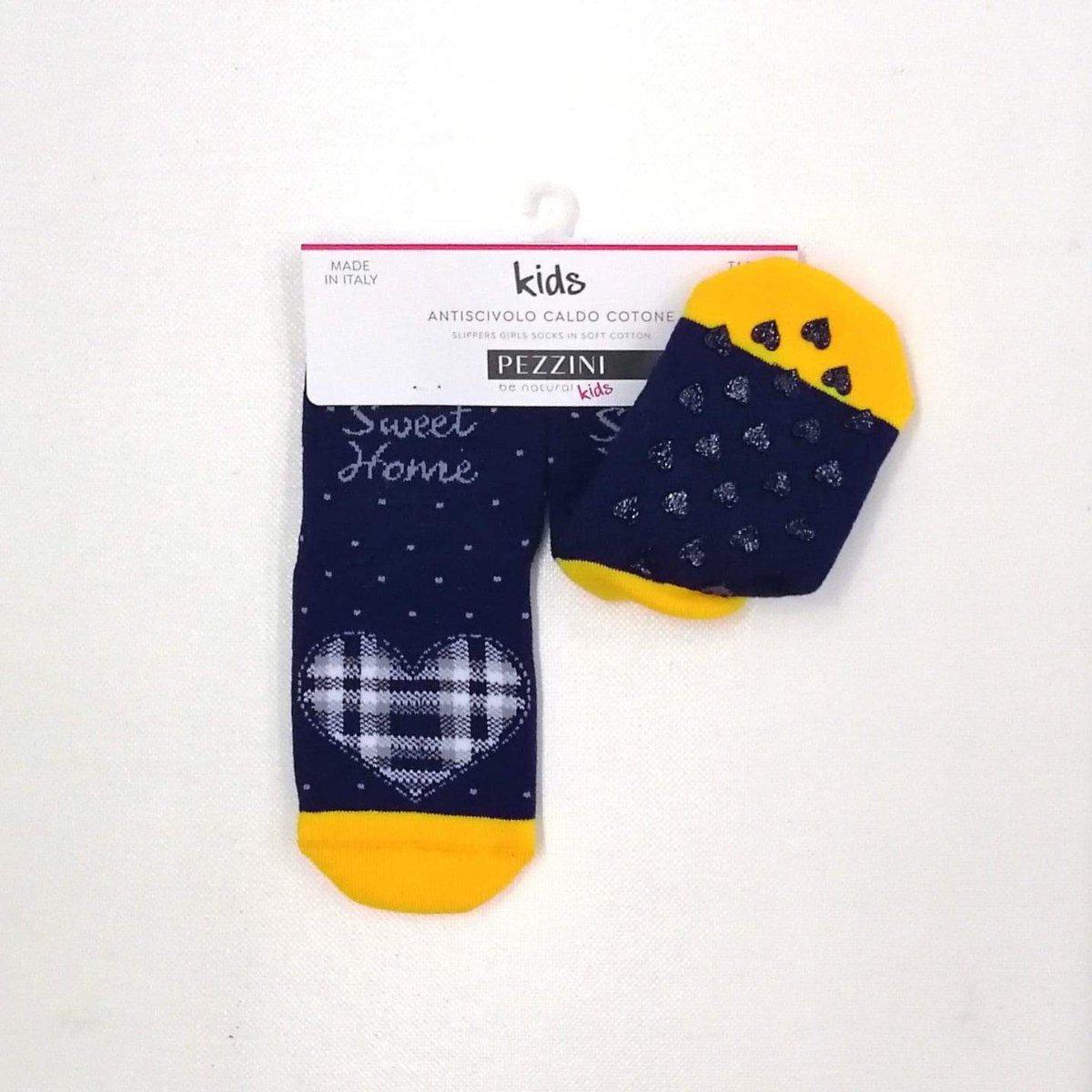 Confezione da 6 paia di calze antiscivolo bambina Pezzini Kid's in caldo cotone GBS-PAI211800 - Caos Intimo Donna - Uomo - Bambini - Casa - Pezzini