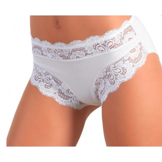 Confezione da tre slip donna in pizzo Jadea cotone modal motivo floreale 742 - Caos Intimo Donna - Uomo - Bambini - Casa - Jadea