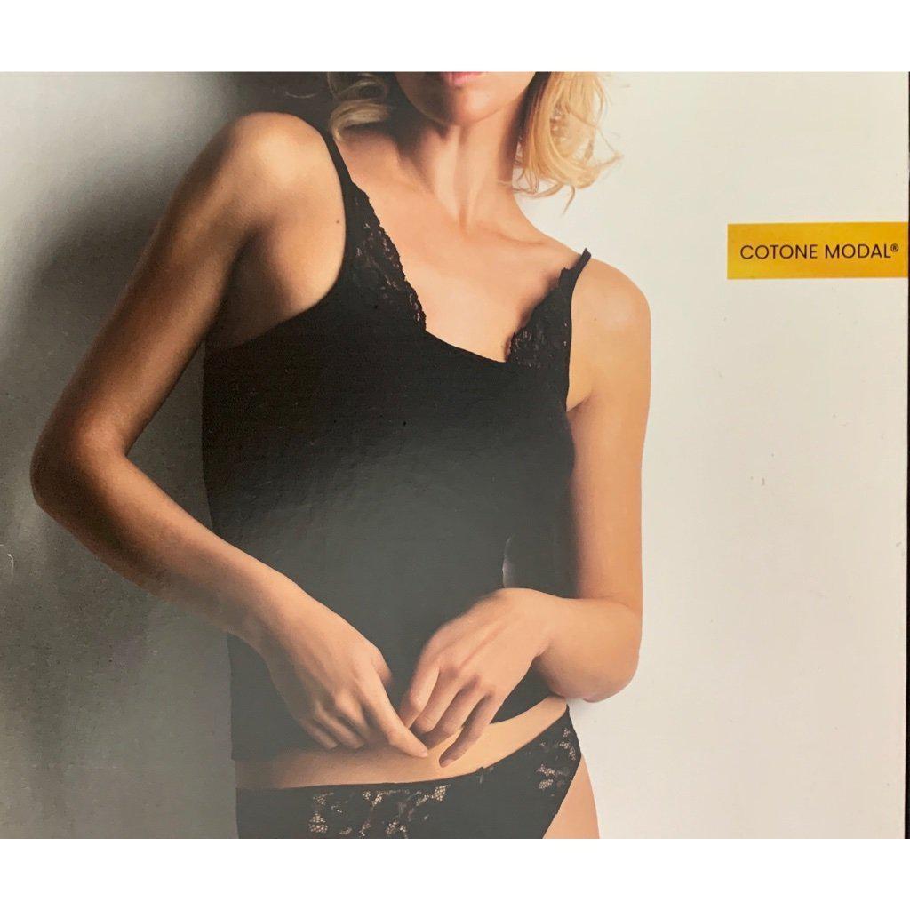 Coordinato donna top + slip modello brasiliana Cotonella - Caos Intimo Donna - Uomo - Bambini - Casa - Cotonella