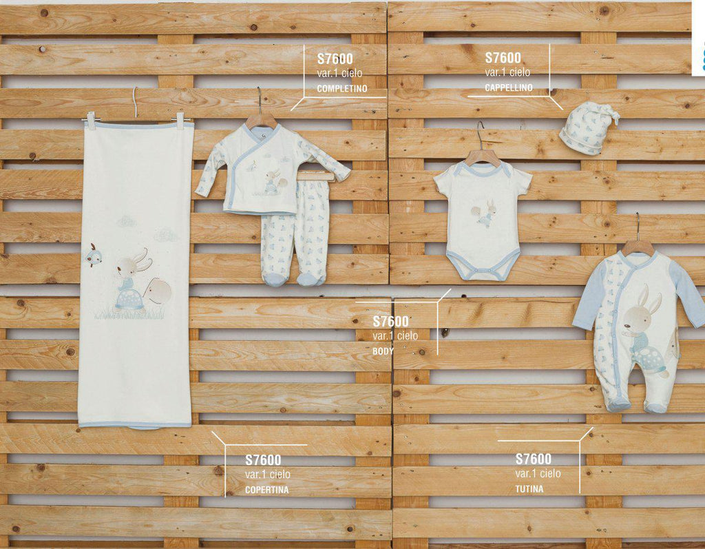 Coordinato interlock Neonati Gary S7600 - Caos Intimo Donna - Uomo - Bambini - Casa - Gary