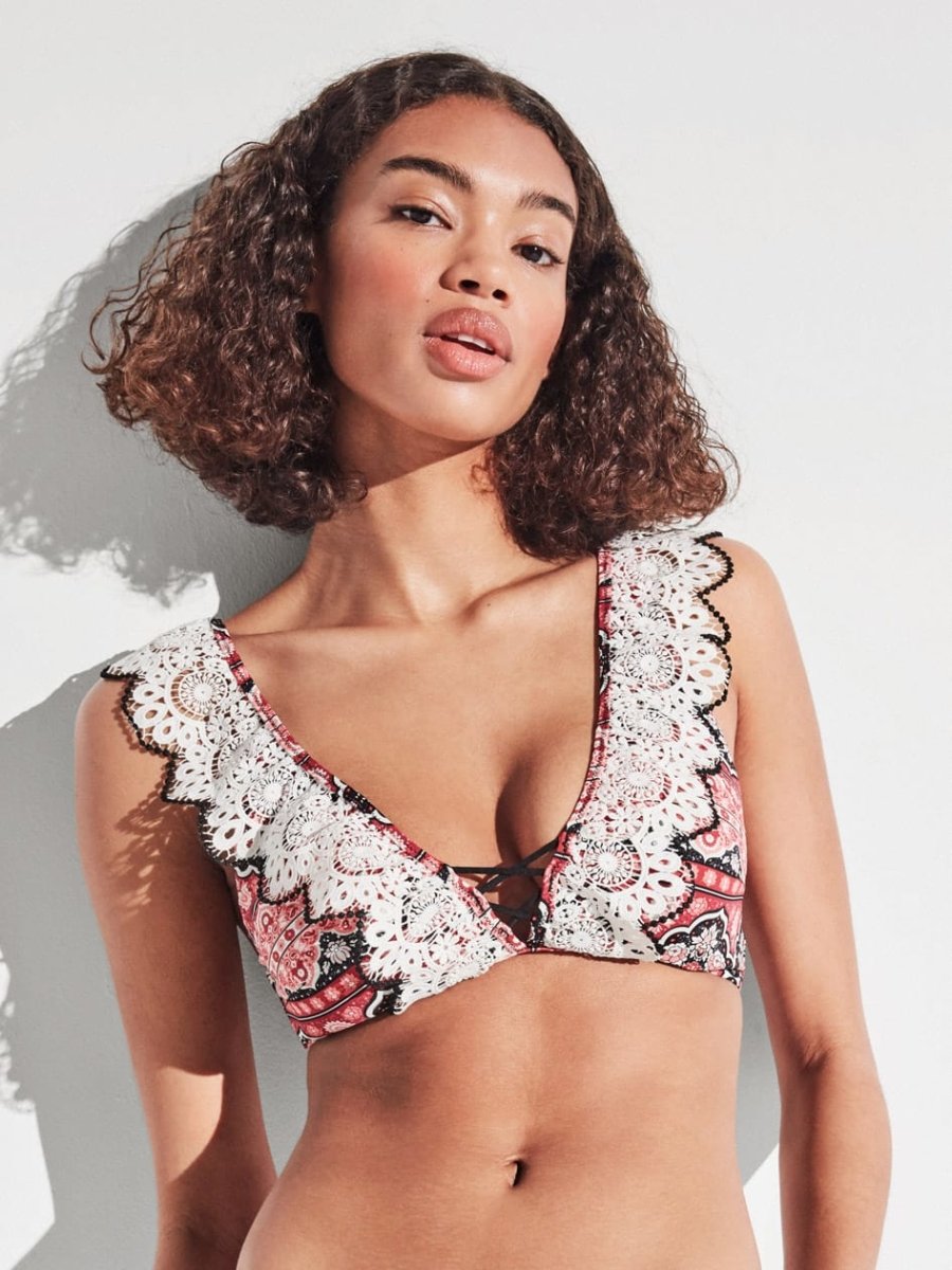 Costume da bagno donna top bikini a triangolo coppa B e slip mini Gisela 2/30039S - Caos Intimo Donna - Uomo - Bambini - Casa - Gisela