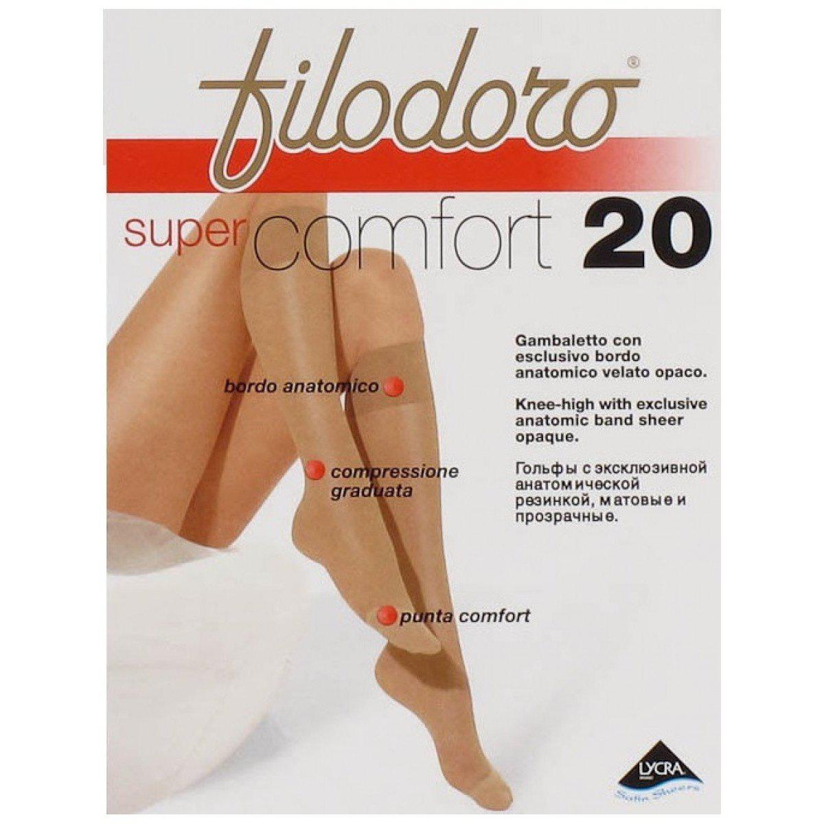 Gambaletto donna Filodoro modello Super Comfort 20 denari - Caos Intimo Donna - Uomo - Bambini - Casa - Filodoro