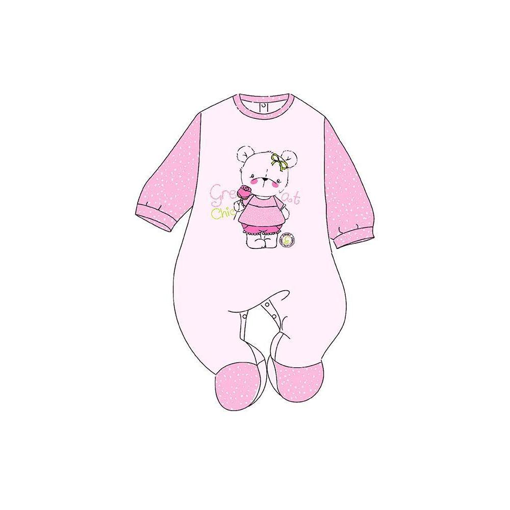 Gary Tutina Neonata 100% cotone tinta unita con stampa L7014 - Caos Intimo Donna - Uomo - Bambini - Casa - Gary