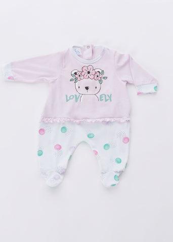 Gary Tutina Neonata 100% cotone tinta unita con stampa P7005 - Caos Intimo Donna - Uomo - Bambini - Casa - Gary