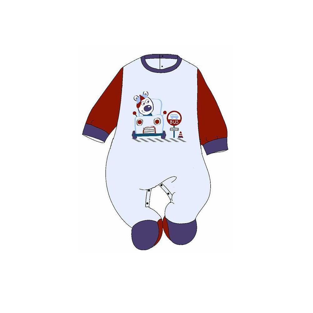 Gary Tutina Neonato 100% cotone tinta unita con stampa L7001 - Caos Intimo Donna - Uomo - Bambini - Casa - Gary