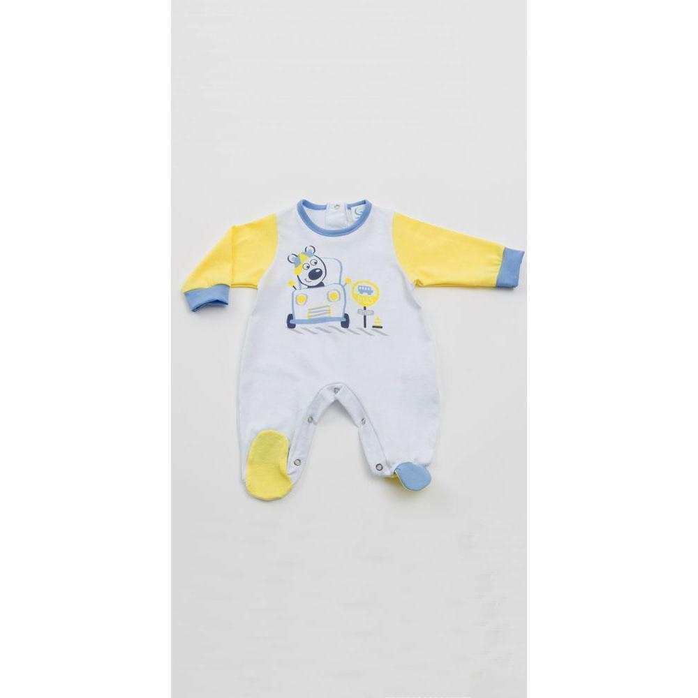 Gary Tutina Neonato 100% cotone tinta unita con stampa L7001 - Caos Intimo Donna - Uomo - Bambini - Casa - Gary