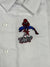 Grembiule bianco asilo bambino con abbottonatura laterale Marvel Spiderman G301 - Caos Intimo Donna - Uomo - Bambini - Casa - Marvel