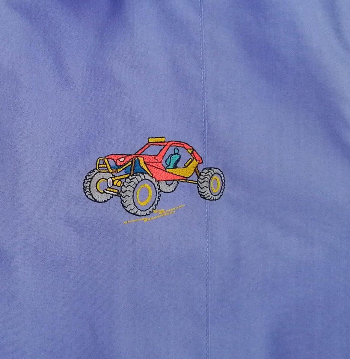 Grembiule celeste scuola elementare bambino Siggi Made in Italy ricamo Quad 3784