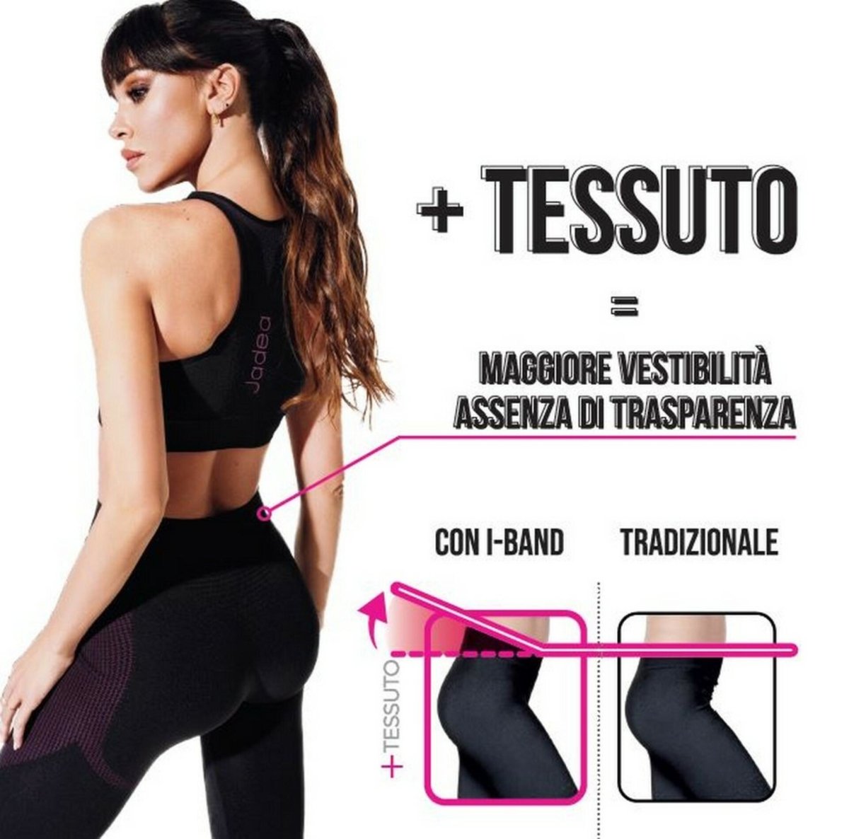 Leggings donna Jadea Fitness 610632 - Caos Intimo Donna - Uomo - Bambini - Casa - Jadea