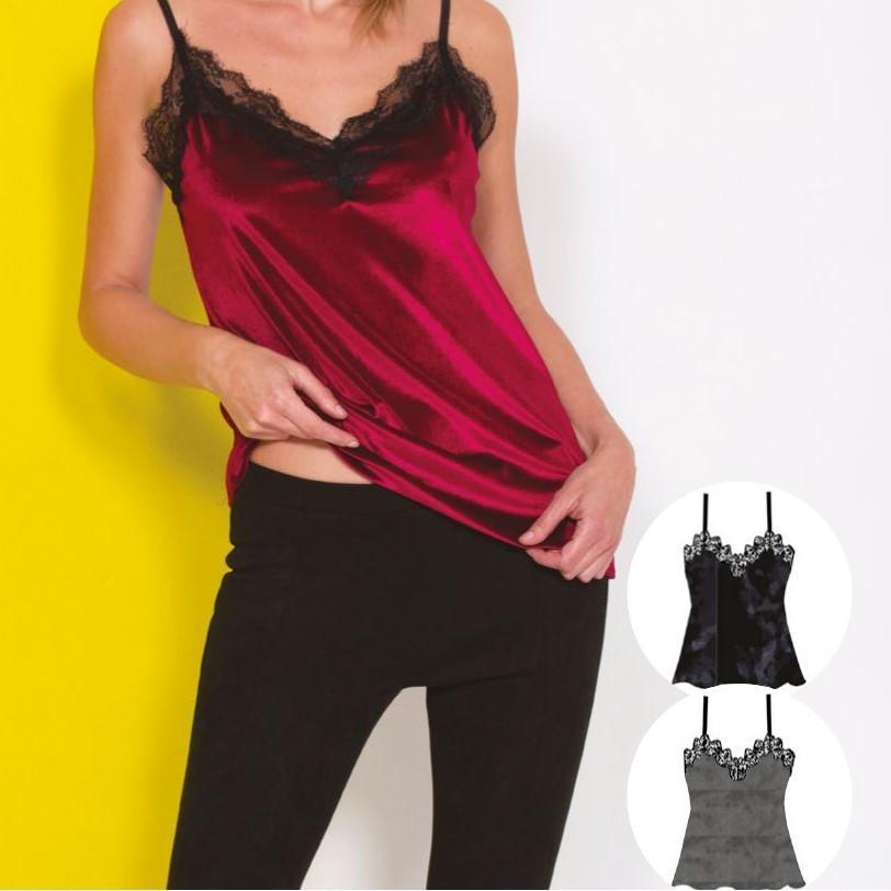 Maglia donna canotta top Rossoporpora - Caos Intimo Donna - Uomo - Bambini - Casa - Rossoporpora