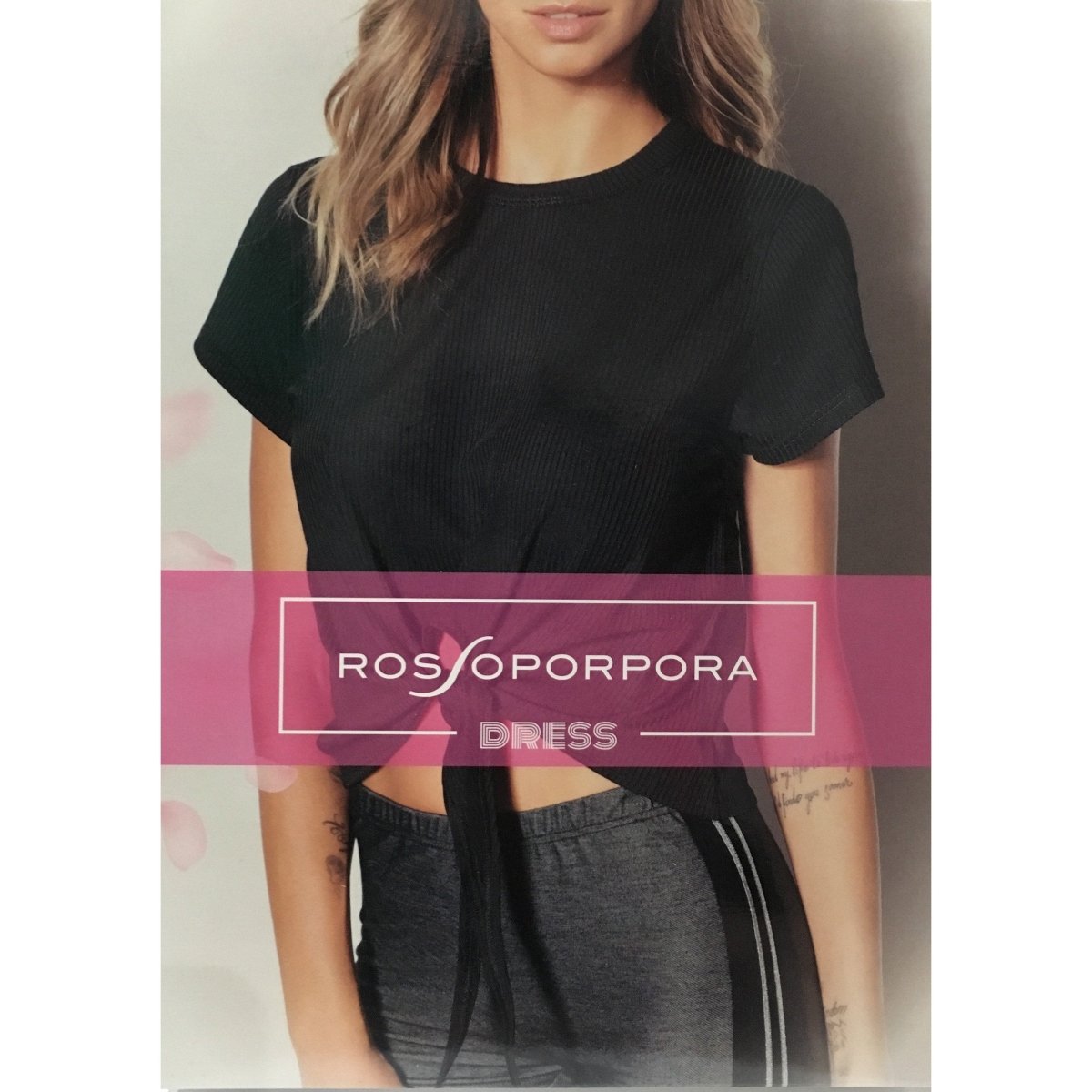 Maglia donna Rossoporpora tessuto millerighe - Caos Intimo Donna - Uomo - Bambini - Casa - Rossoporpora