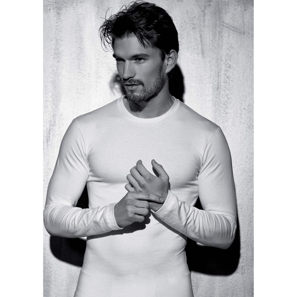 Maglia uomo Coveri manica lunga girocollo bielastico ET1004 - Caos Intimo Donna - Uomo - Bambini - Casa - Coveri