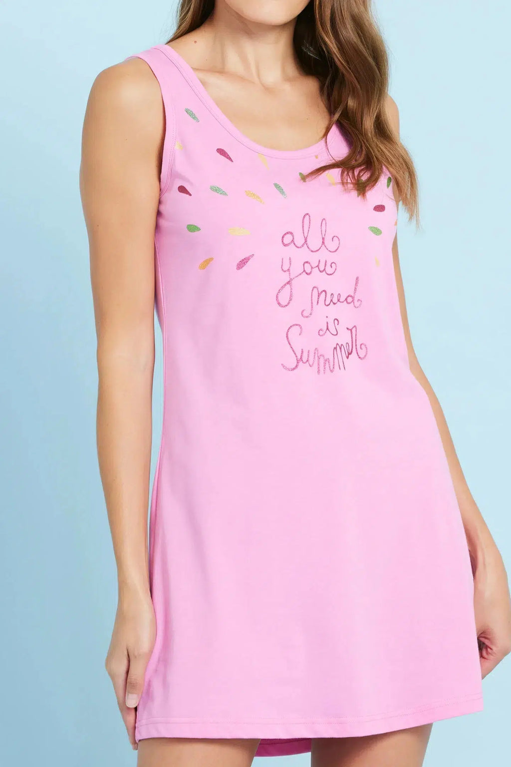 Maximaglia donna cotone spalla larga Noidinotte LA2778 - Caos Intimo Donna - Uomo - Bambini - Casa - Noidinotte