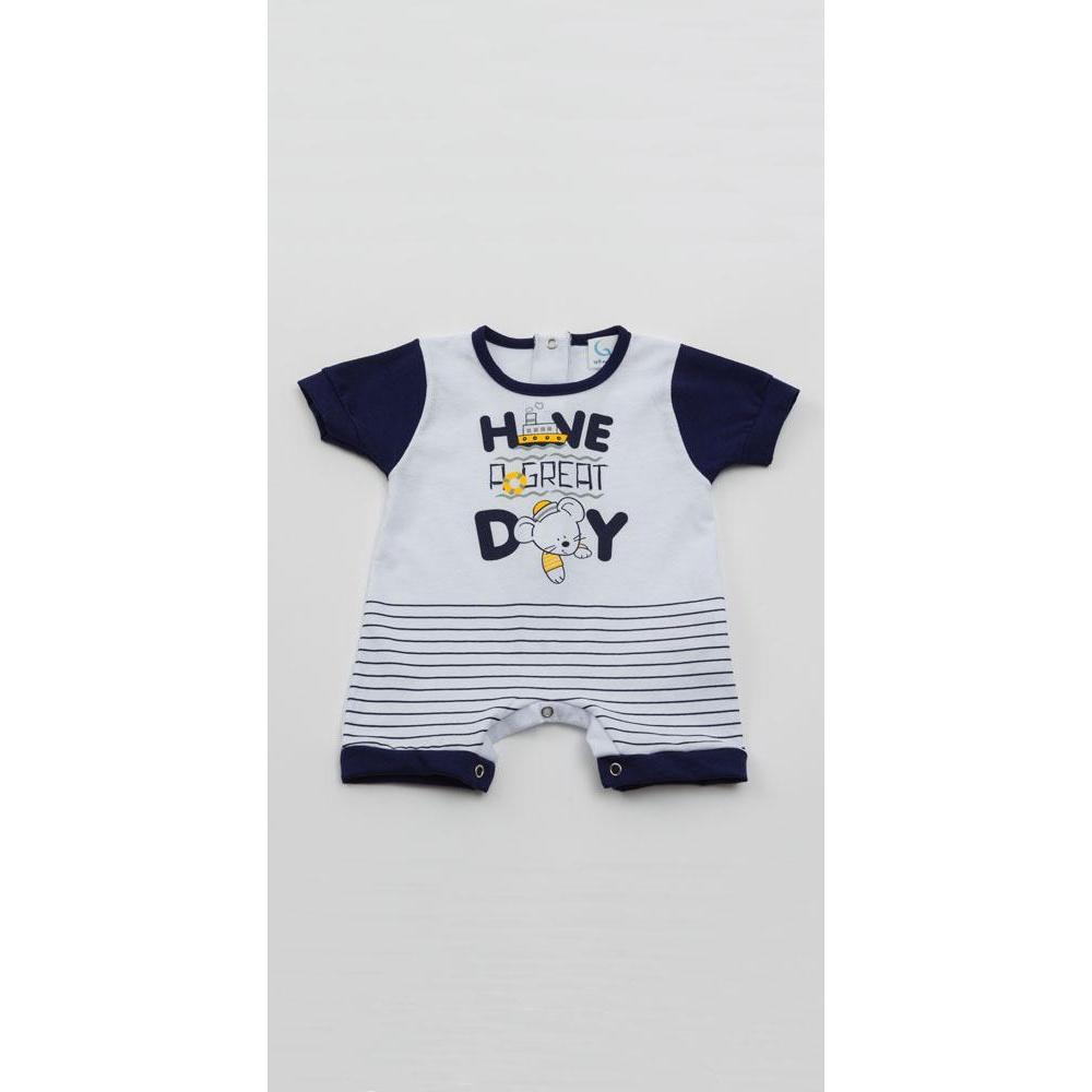 Pagliaccetto Gary Tutina Neonato 100% cotone tinta unita con stampa L7508 - Caos Intimo Donna - Uomo - Bambini - Casa - Gary