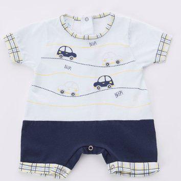 Pagliaccetto Gary Tutina Neonato 100% cotone tinta unita con stampa P7522 - Caos Intimo Donna - Uomo - Bambini - Casa - Gary