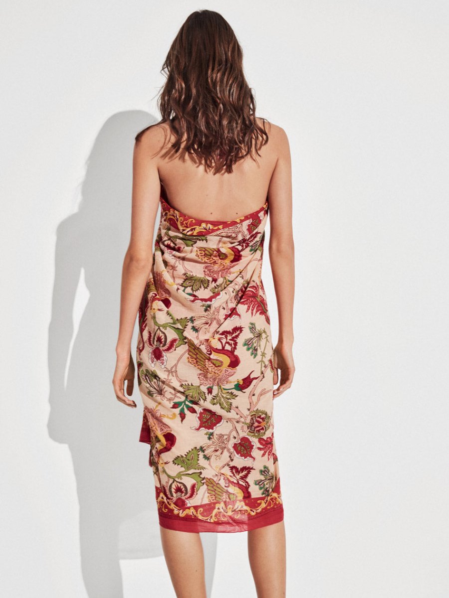 Pareo fantasia multiposizione Abito mare caftano copricostume Gisela 2/50002A - Caos Intimo Donna - Uomo - Bambini - Casa - Gisela